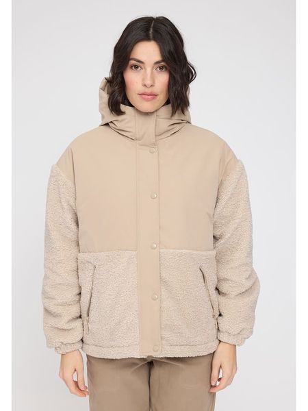 MAZINE Kurtka zimowa w kolorze beżowym rozmiar: M. Brązowe kurtki MAZINE, na zimę, m, bez wzorów, z poliamidu, bez kaptura. Za 367,22 zł.