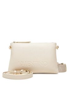 Valentino Torebka Foxy Re VBS9EO18 Écru. Listonoszki Valentino, bez wzorów, ze skóry, bez dodatków. Za 239,99 zł.