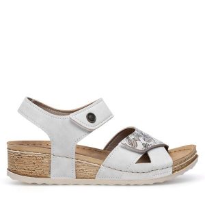 Sandały Inblu. Brązowe sandały Inblu, bez wzorów, bez obcasa, na płaskiej podeszwie, bez zapięcia. Za 129,99 zł.