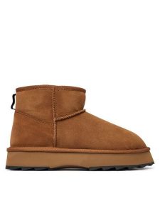 EMU Australia Śniegowce Sharky Micro Flatform W13304 Brązowy. Brązowe buty zimowe EMU Australia, bez obcasa, bez zapięcia. Za 689,99 zł.