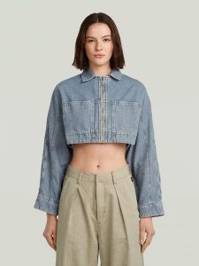 G-Star Kurtka dżinsowa w kolorze błękitnym rozmiar: M. Niebieskie kurtki G-Star, m, bez wzorów, bez kaptura. Za 282,99 zł.