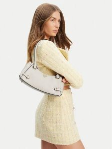 Guess Torebka Rosalba HWZG96 57170 Biały. Białe torebki klasyczne Guess, z aplikacjami, ze skóry, bez dodatków. Za 309,99 zł.