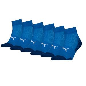 Skarpety Puma Sport Quarter Amortyzowane, 6 szt. Niebieskie. Niebieskie skarpetki Puma, bez wzorów, z elastanu. Za 162,99 zł.