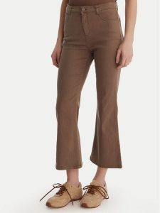 Marella Jeansy Ronco 2613131055 Brązowy Slim Fit. Brązowe jeansy Marella, bez wzorów, z bawełny. Za 589,99 zł.