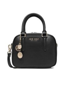 Nine West Torebka CEO-Soho-Star-LX10160 Czarny. Czarne torebki klasyczne Nine West, bez wzorów, z materiału, bez dodatków. Za 299,99 zł.