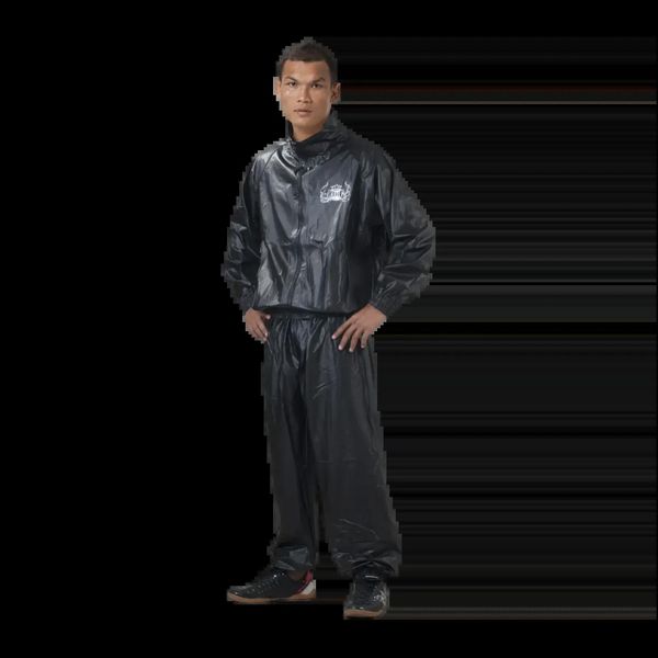 Top King Sauna Suit. Kombinezony TOP KING, bez wzorów, z dresówki, bez kołnierzyka, bez ramiączek. Za 399,99 zł.