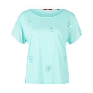 S.Oliver T-Shirt Damski 34 Turkusowy. T-shirty marki s.Oliver. W wyprzedaży za 93,00 zł.