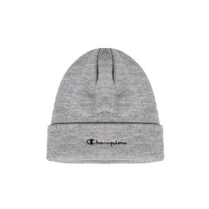 Czapka outdoor zimowa unisex Beanie. Szare czapki Champion, bez wzorów. Za 49,00 zł.
