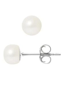 Pearline Kolczyki-wkrętki z perłami w kolorze białym rozmiar: onesize. Białe kolczyki Pearline, z perłą, srebrne. Za 130,99 zł.