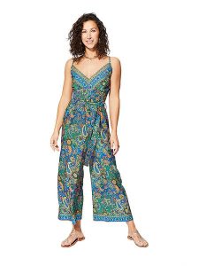 Ipanima Kombinezon w kolorze zielono-niebieskim rozmiar: 34/36. Niebieskie kombinezony Ipanima, bez wzorów, bez kołnierzyka, bez ramiączek. Za 78,99 zł.