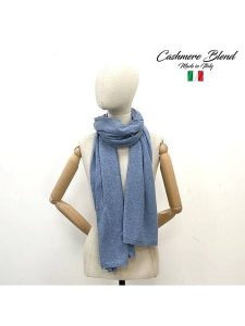 MILANO AMOUR Szal w kolorze niebieskim - 190 x 50 cm rozmiar: onesize. Niebieskie szaliki MILANO AMOUR, bez wzorów, z kaszmiru. Za 174,84 zł.