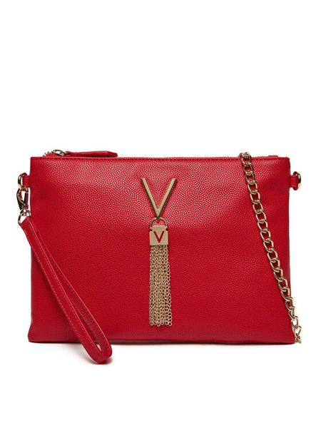 Valentino Torebka Divina VBS1R419G Czerwony. Czerwone torebki klasyczne Valentino, bez wzorów, ze skóry, bez dodatków. Za 169,99 zł.