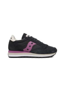Saucony Skórzane sneakersy Garvalin w kolorze fioletowo-czarnym rozmiar: 38. Czarne trampki Saucony, bez wzorów, bez zapięcia. Za 267,29 zł.