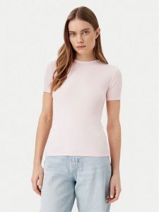 Calvin Klein Top K20K208247 Różowy Slim Fit. Czerwone topy Calvin Klein, xs, bez wzorów, bez kołnierzyka, bez ramiączek. Za 189,99 zł.