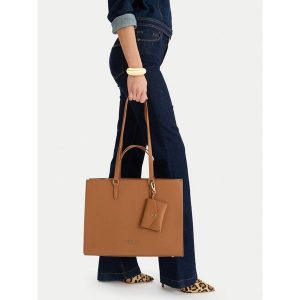 Torebka Nine West. Brązowe torebki klasyczne Nine West, bez wzorów, bez dodatków. Za 199,99 zł.