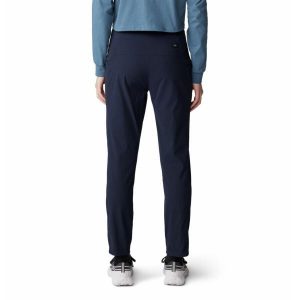 Damskie spodnie trekkingowe z wysokim stanem Mountain Hardwear Dynama™. Niebieskie spodnie z wysokim stanem MOUNTAIN HARDWEAR, bez wzorów, z podwyższonym stanem. Za 356,00 zł.