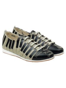 Goby Skórzane sneakersy w kolorze czarnym rozmiar: 38. Czarne trampki Goby, bez wzorów, bez zapięcia. Za 231,68 zł.