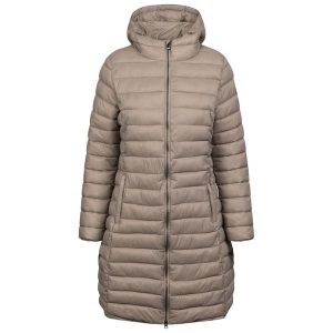 Kurtka Damska Dorothea Padded Jacket. Brązowe kurtki Trespass, bez wzorów, z puchu, bez kaptura. Za 326,99 zł.