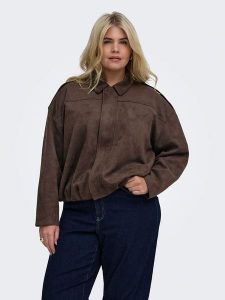 ONLY Carmakoma Kurtka przejściowa w kolorze brązowym rozmiar: XL-54. Brązowe kurtki Only Carmakoma, xl, bez wzorów, bez kaptura. Za 200,95 zł.