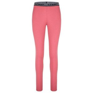 Damskie spodnie termoaktywne Loap Perla różowe. Czerwone spodnie dresowe ZSPORT, bez wzorów. Za 160,99 zł.