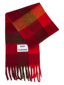 Verb To Do tkany szalik Kobiety Sztuczne włókno czerwony|brązowy|wielokolorowy, ONE SIZE. Brązowe szaliki Verb To Do, z aplikacjami, z wełny. Za 169,95 zł.