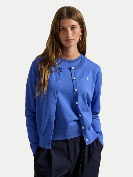Polo Ralph Lauren Kardigan 211971871500 Niebieski Regular Fit. Niebieskie kardigany Polo Ralph Lauren, z bawełny. Za 569,99 zł.