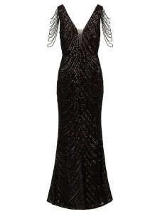 APART Sukienka w kolorze czarnym rozmiar: 40. Czarne sukienki Apart, bez wzorów, bez kołnierzyka, bez ramiączek, maxi. Za 527,10 zł.