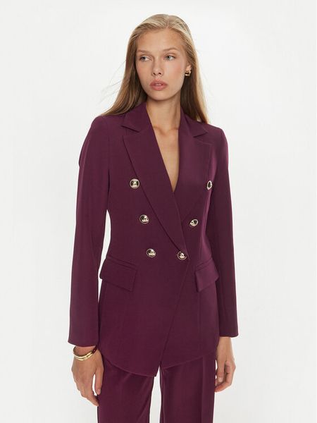 Maryley Marynarka 24IB139/43GI Bordowy Regular Fit. Czerwone marynarki i żakiety Maryley, m, bez wzorów, z syntetyku. Za 449,99 zł.