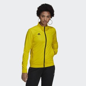 Entrada 22 Track Jacket. Czarne kurtki ADIDAS, m, bez wzorów, z materiału, bez kaptura. Za 102,92 zł.