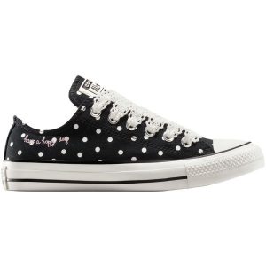 Buty sportowe Converse Chuck Taylor All Star Polka Dot. Czarne trampki Converse, bez wzorów, bez zapięcia. Za 490,00 zł.