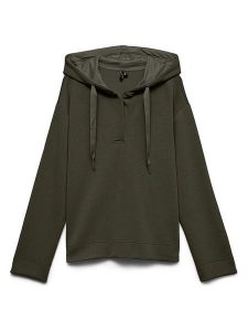 Vero Moda Bluza w kolorze khaki rozmiar: XS. Brązowe bluzy Vero Moda, xs, bez wzorów, z kapturem. Za 129,95 zł.