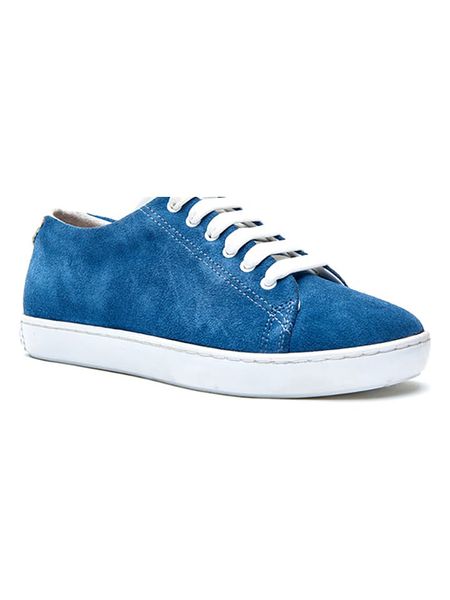 Comfortfusse Skórzane sneakersy "Sorel" w kolorze granatowym rozmiar: 37. Niebieskie trampki Comfortfüße, bez wzorów, ze skóry, bez zapięcia. Za 248,27 zł.