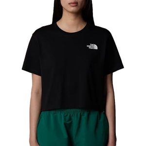 The North Face Koszulka Simple Dome Cropped Slim Nf0A87U4Jk3. Czarne koszulki sportowe The North Face, bez wzorów, bez ramiączek. Za 95,99 zł.
