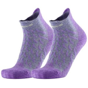 Skarpety trekkingowe dla kobieta Therm-ic Trekking UltraCool Linen Ankle Lady. Fioletowe skarpetki THERM-IC, bez wzorów, z elastanu. Za 120,00 zł.