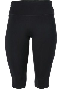 Damskie legginsy 3/4 Q Sportswear Floriee. Czarne legginsy ENDURANCE Q, bez wzorów, z materiału, z podwyższonym stanem. Za 197,00 zł.
