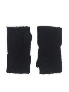 Jenny Fairy Rękawiczki Damskie 4W6-007-AW23 Czarny. Czarne rękawiczki Jenny Fairy, bez wzorów, z dzianiny. Za 49,99 zł.
