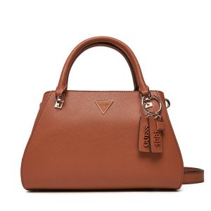 Torebka Guess. Brązowe torebki klasyczne Guess, z aplikacjami, bez dodatków. Za 469,99 zł.