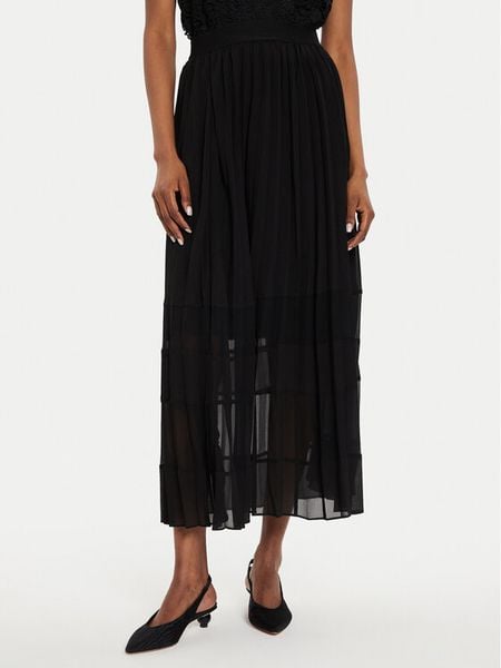 Morgan Spódnica plisowana 232-JILA Czarny Regular Fit. Czarne spódnice Morgan, bez wzorów, z syntetyku. Za 179,99 zł.