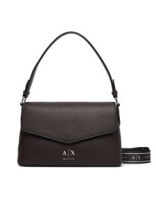 Armani Exchange Torebka XW003145 AF26569 U6032 Brązowy ciemny. Brązowe torebki klasyczne Armani Exchange, bez wzorów, ze skóry, bez dodatków. Za 614,99 zł.