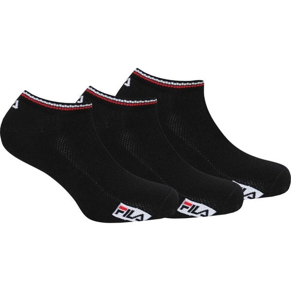 Fila Skarpety No-Show Bambus 3-pack Czarny 35-38. Czarne skarpetki Fila, bez wzorów. Za 136,99 zł.