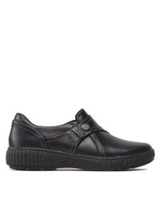 Clarks Półbuty Caroline Pearl 261675144 Czarny. Czarne półbuty Clarks, bez wzorów, ze skóry, bez obcasa, na płaskiej podeszwie, bez zapięcia. Za 179,99 zł.