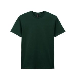 Bawełniana Koszulka Unisex Dla Dorosłych W Miękkim Stylu. Czerwone bluzki GILDAN, xl, bez wzorów, z bawełny, sportowe, bez kołnierzyka, bez ramiączek. Za 48,99 zł.