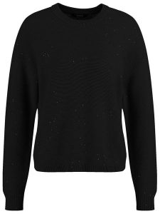 TAIFUN Sweter w kolorze czarnym rozmiar: 46. Czarne swetry oversize Taifun, bez wzorów, bez ramiączek. Za 127,35 zł.