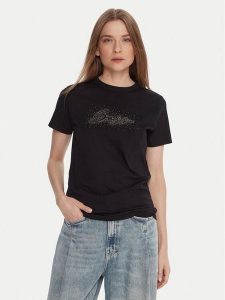 BOSS T-Shirt C_Elogo 50551428 Czarny Slim Fit. Czarne t-shirty Boss, s, bez wzorów, z bawełny, bez kołnierzyka, bez ramiączek. Za 219,99 zł.