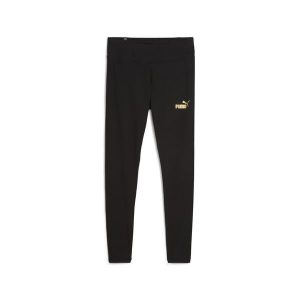 Damskie legginsy ESS MINIMAL GOLD PUMA Black. Czarne legginsy Puma, bez wzorów. W wyprzedaży za 111,30 zł.