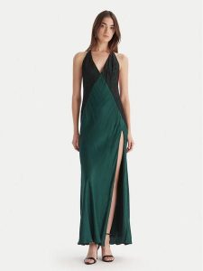 Bardot Sukienka wieczorowa Estrella Haltrel 59977DB Zielony Regular Fit. Zielone sukienki Bardot, bez wzorów, z wiskozy, wizytowe, bez kołnierzyka, bez ramiączek. Za 689,99 zł.