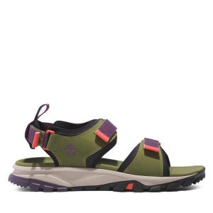Sandały Timberland. Brązowe sandały Timberland, bez wzorów, bez obcasa, na płaskiej podeszwie, bez zapięcia. Za 309,99 zł.