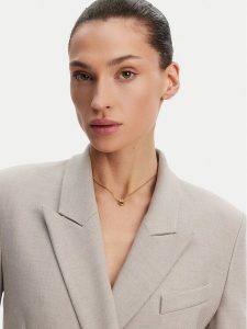 Guess Naszyjnik JUBN05 107JW Złoty. Żółte naszyjniki Guess, metalowe. Za 169,99 zł.