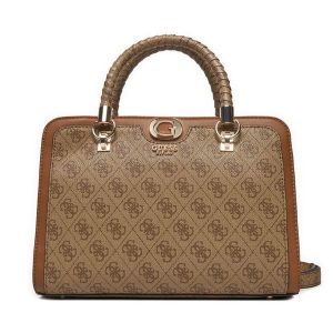 Torebka Guess. Brązowe torebki klasyczne Guess, z aplikacjami, bez dodatków. Za 359,99 zł.