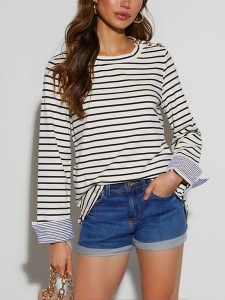 LA Angels Bluza w kolorze kremowo-granatowym rozmiar: M. Brązowe bluzy LA Angels, m, bez wzorów, bez kaptura. Za 144,58 zł.